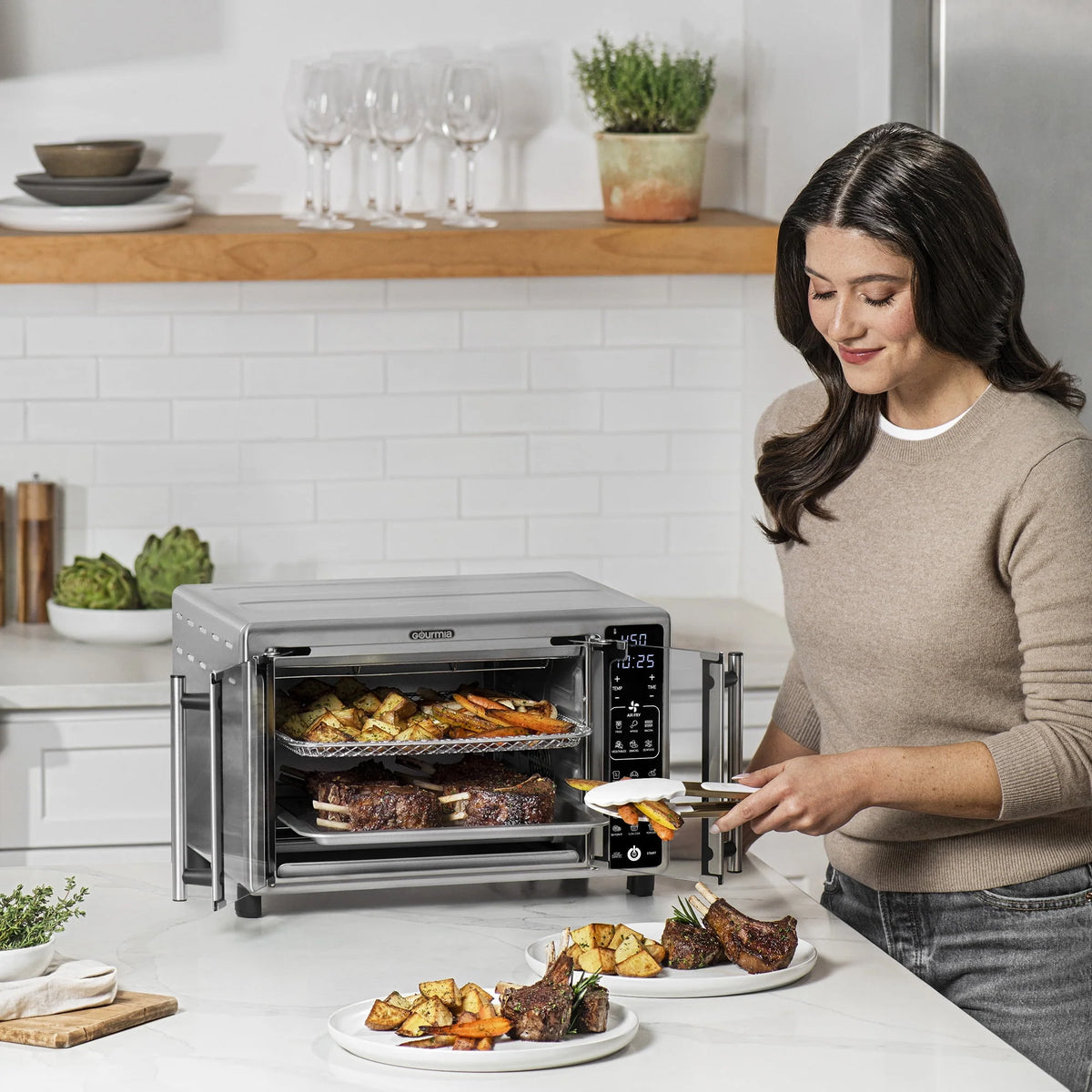 6-Slice Digital Toaster Oven Air Fryer D7783