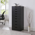 Black 9 Drawer Office File Storage Cabinet K6981