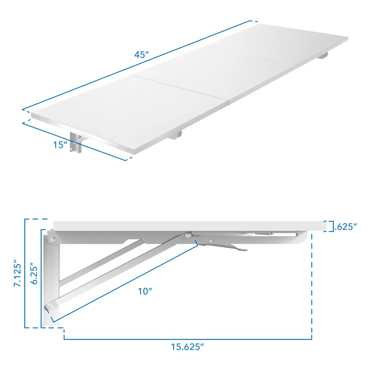 Wall Mounted Drop Leaf Table C702222