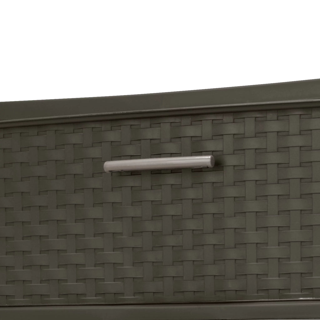3 Drawer Wide Weave Tower Espresso X361525
