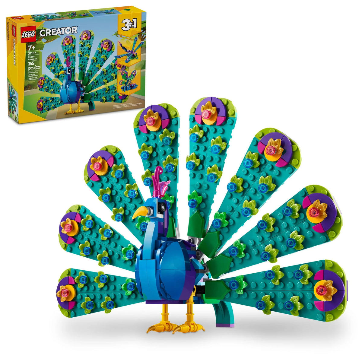 Exotic Peacock Toy 3 in 1 L273421