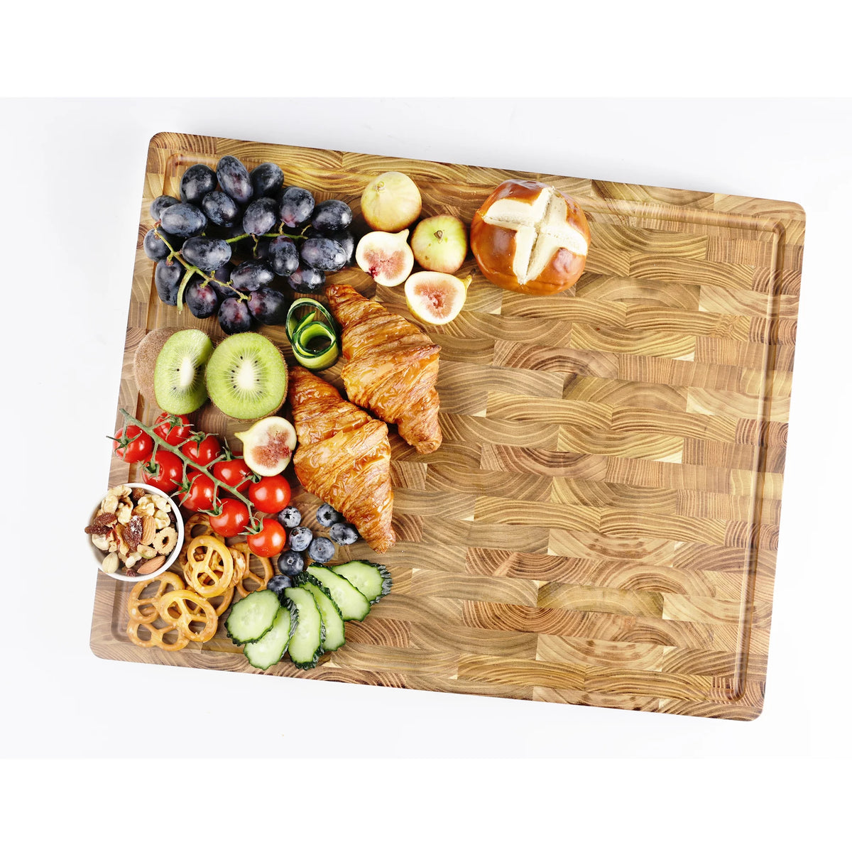 20x16 inch 1.5" Thick Teakwood Cutting Board Y483