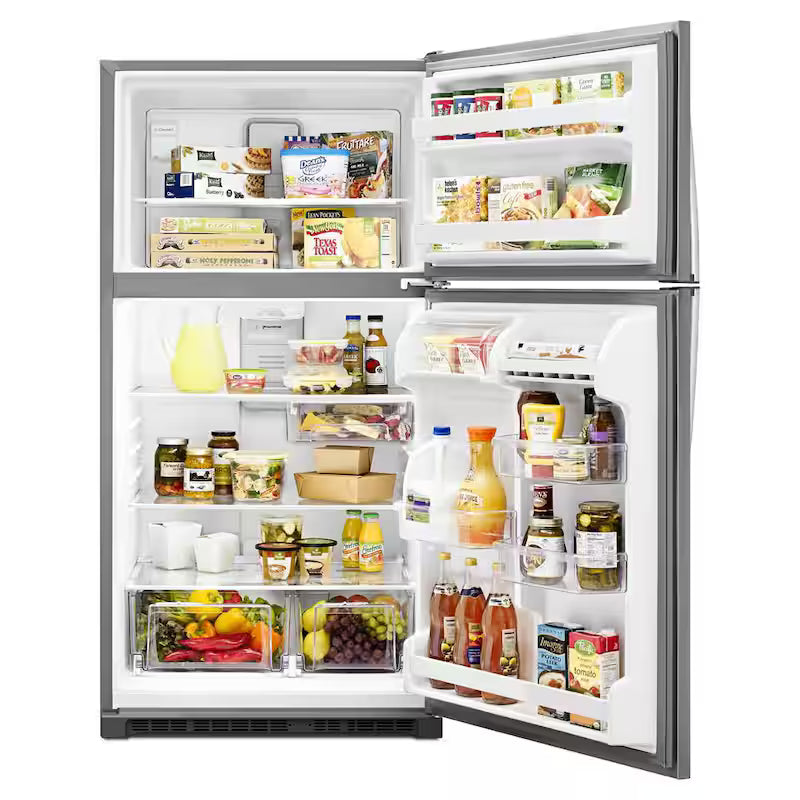 20.5 cu. ft. Top Freezer Refrigerator in Stainless Steel P5004