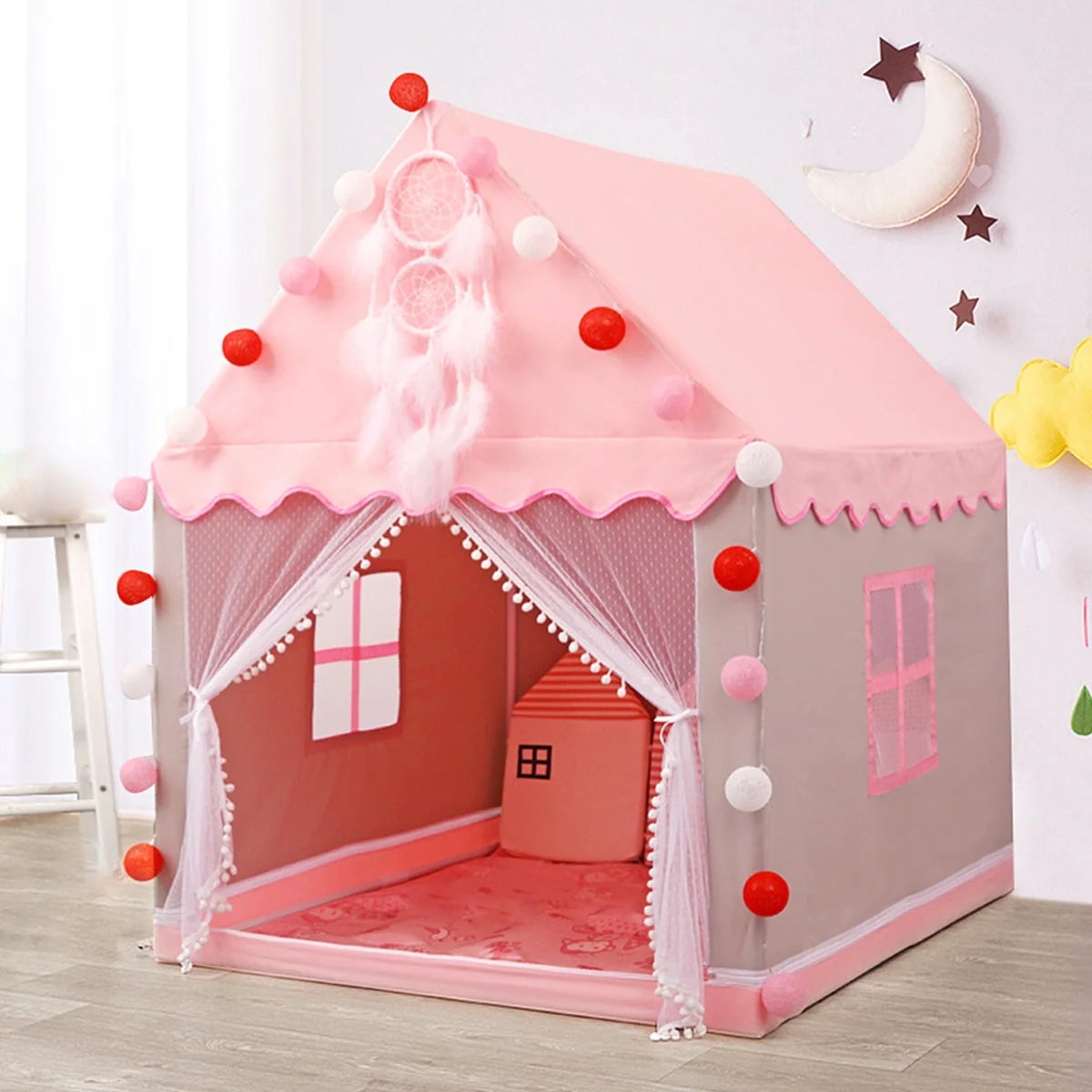 Pink Kids Play Tent L30261