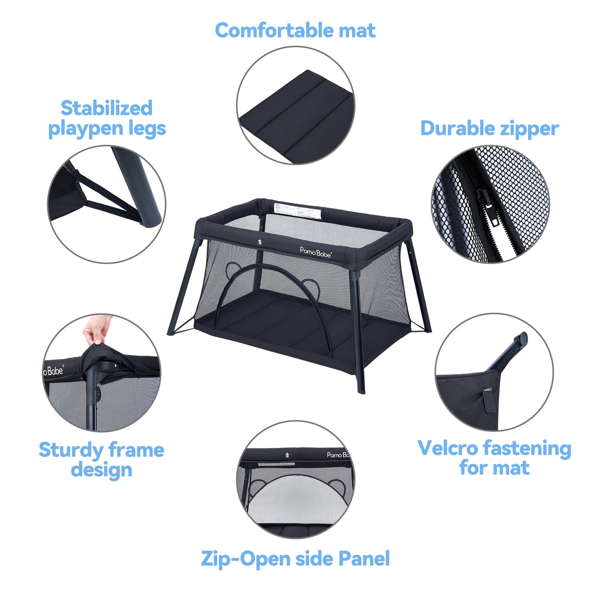 Portable Lightweight Foldable Playard V57030