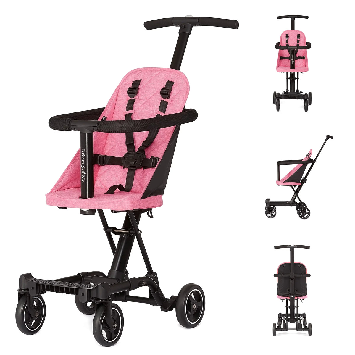 Black Lightweight Compact Travel Stroller D72543