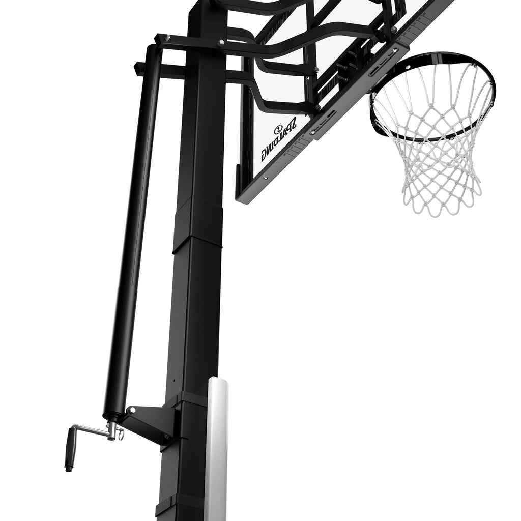 60 In. Acrylic Portable Basketball Hoop B9420