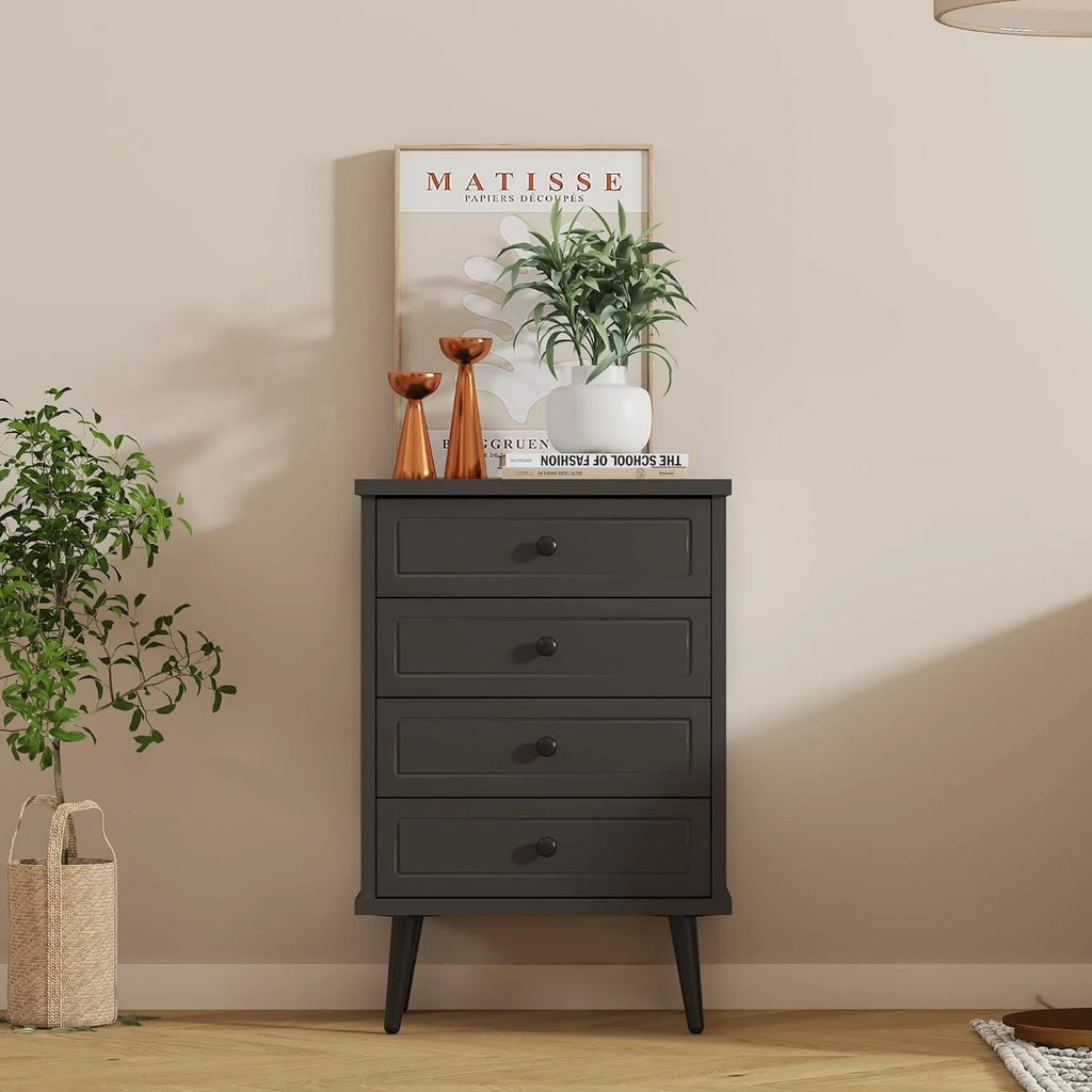 4 Drawer Wood Dresser M518865