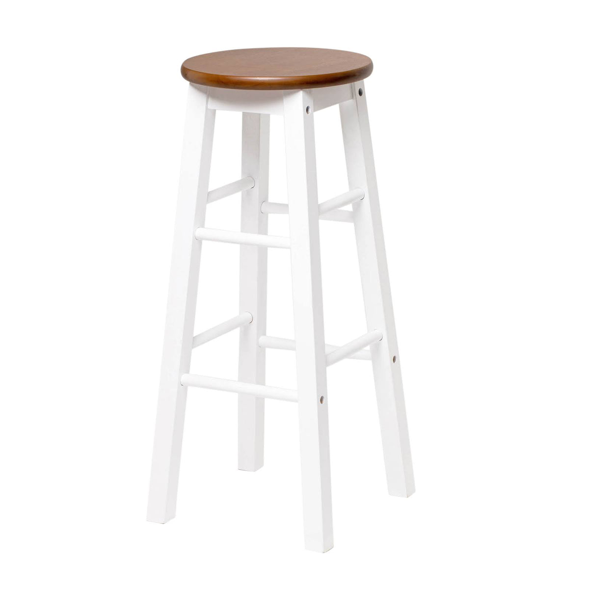 Bar Stool with Round Acacia Seat U559697