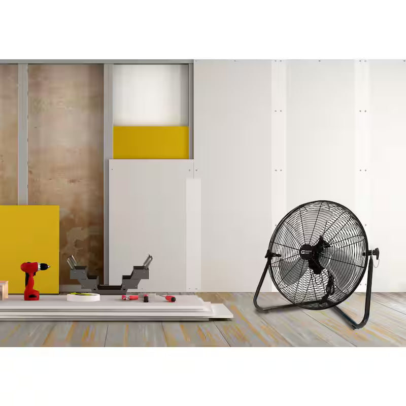 20 in. 3-Speed High Velocity Floor Fan O83382