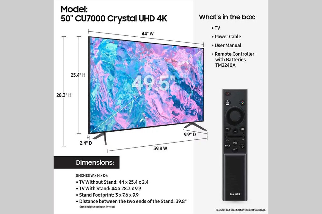 50 Class Crystal UHD 4K Smart TV L63238