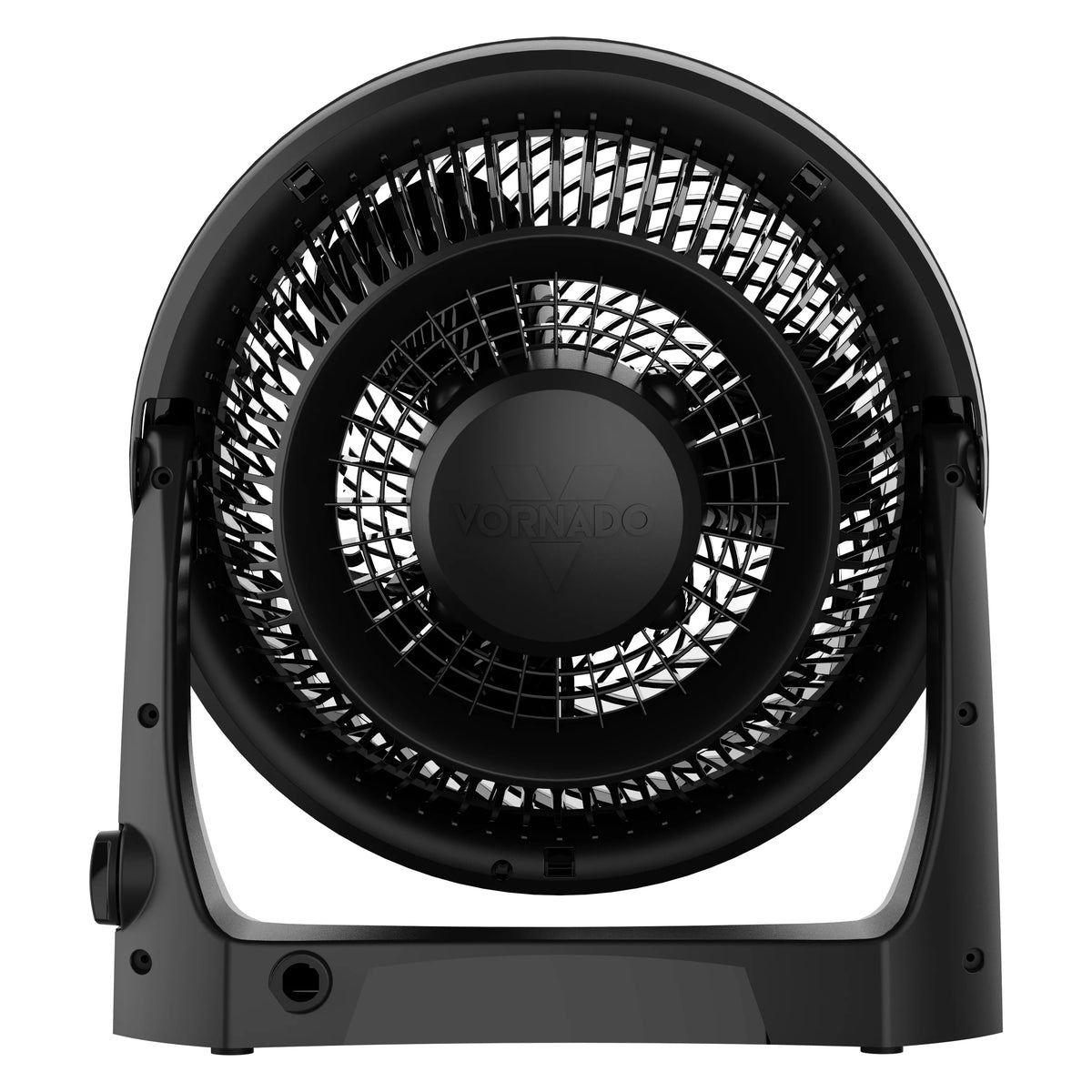 Black Whole Room Air Circulator Floor Fan L94253