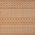 Orange Cream 9x12 Geometric Rug P747