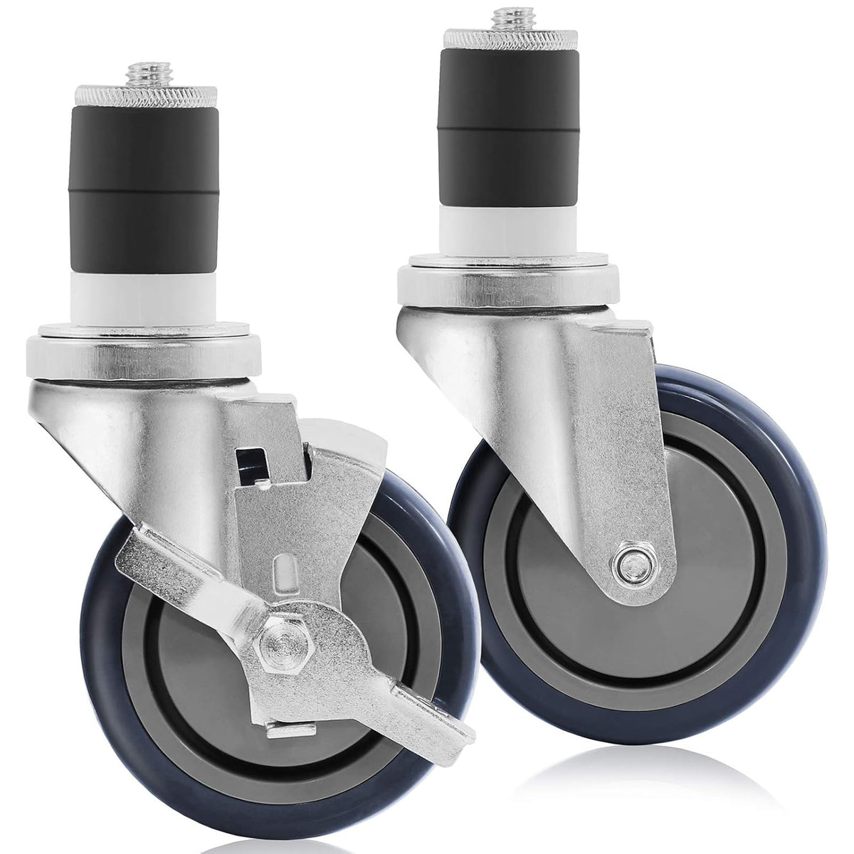 4 inch Caster Wheel Set with Brakes H11128