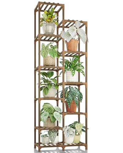 11 Tier Wood Plant Stand K98926