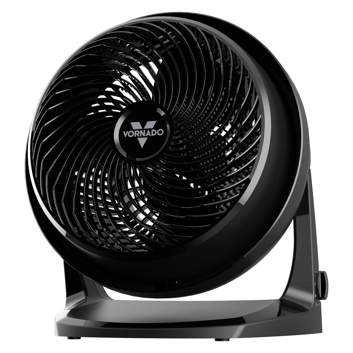 Black Whole Room Air Circulator Floor Fan L94253