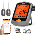 Digital Meat Thermometer with 2 Probes, 3.3 Inch LCD Display, Pack of 2 S3929