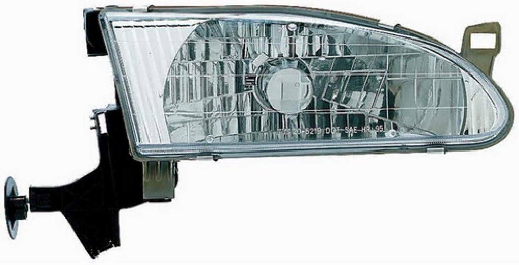 Toyota Corolla Headlight Assembly 1998 1999 2000 Driver Side with Bulbs D208499