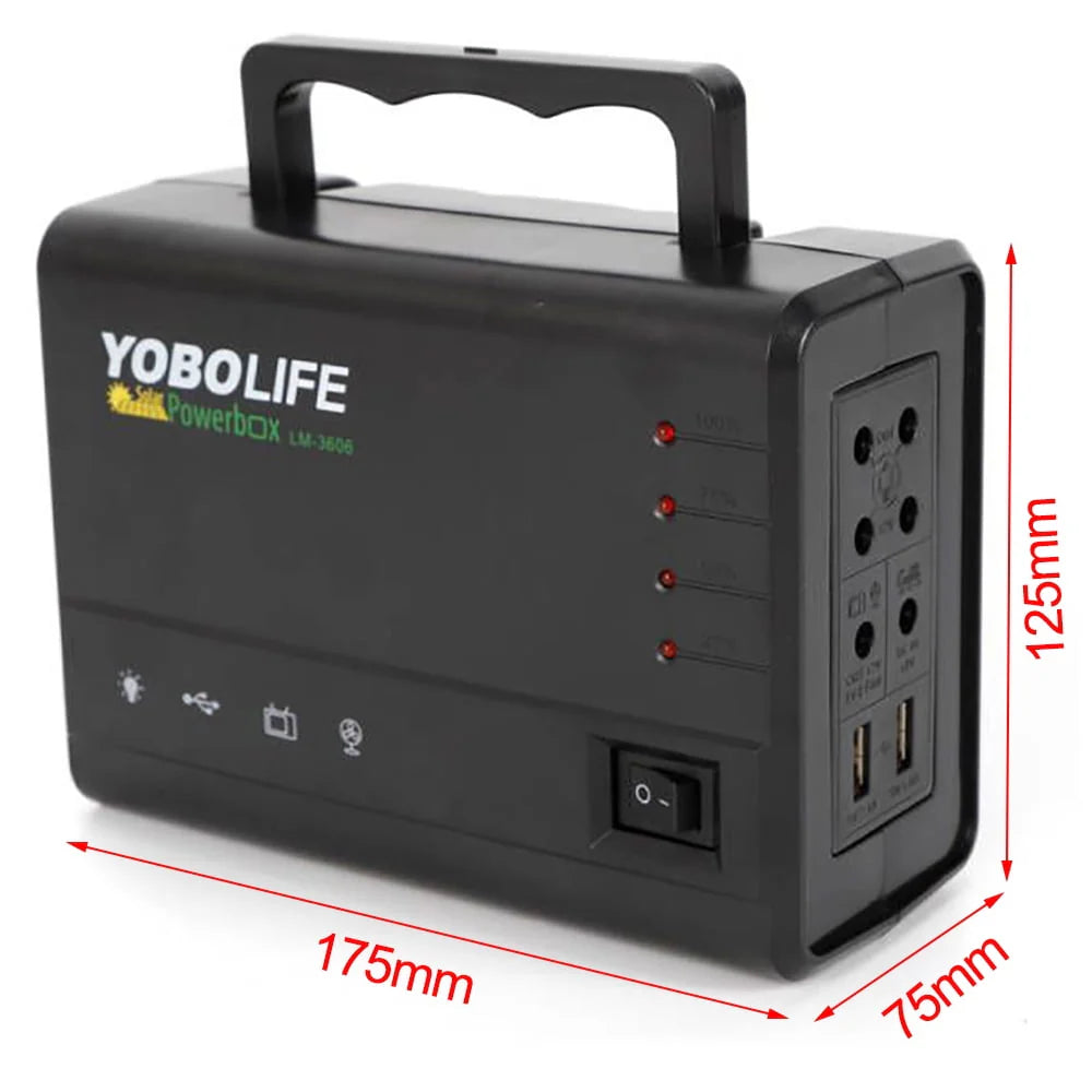 Portable Solar Power Generator Kit with Solar Panel Z14662