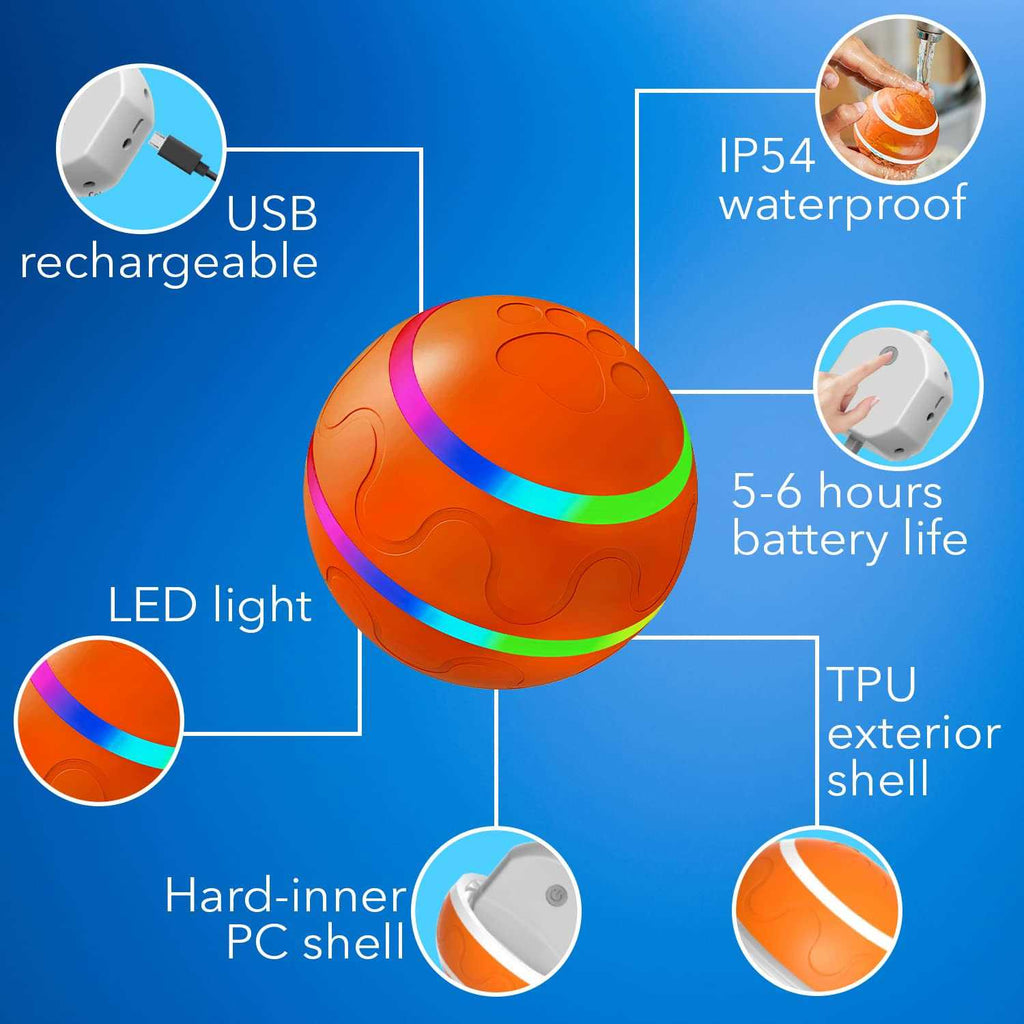 Interactive Dog Toy Ball with Remote Control Z9171