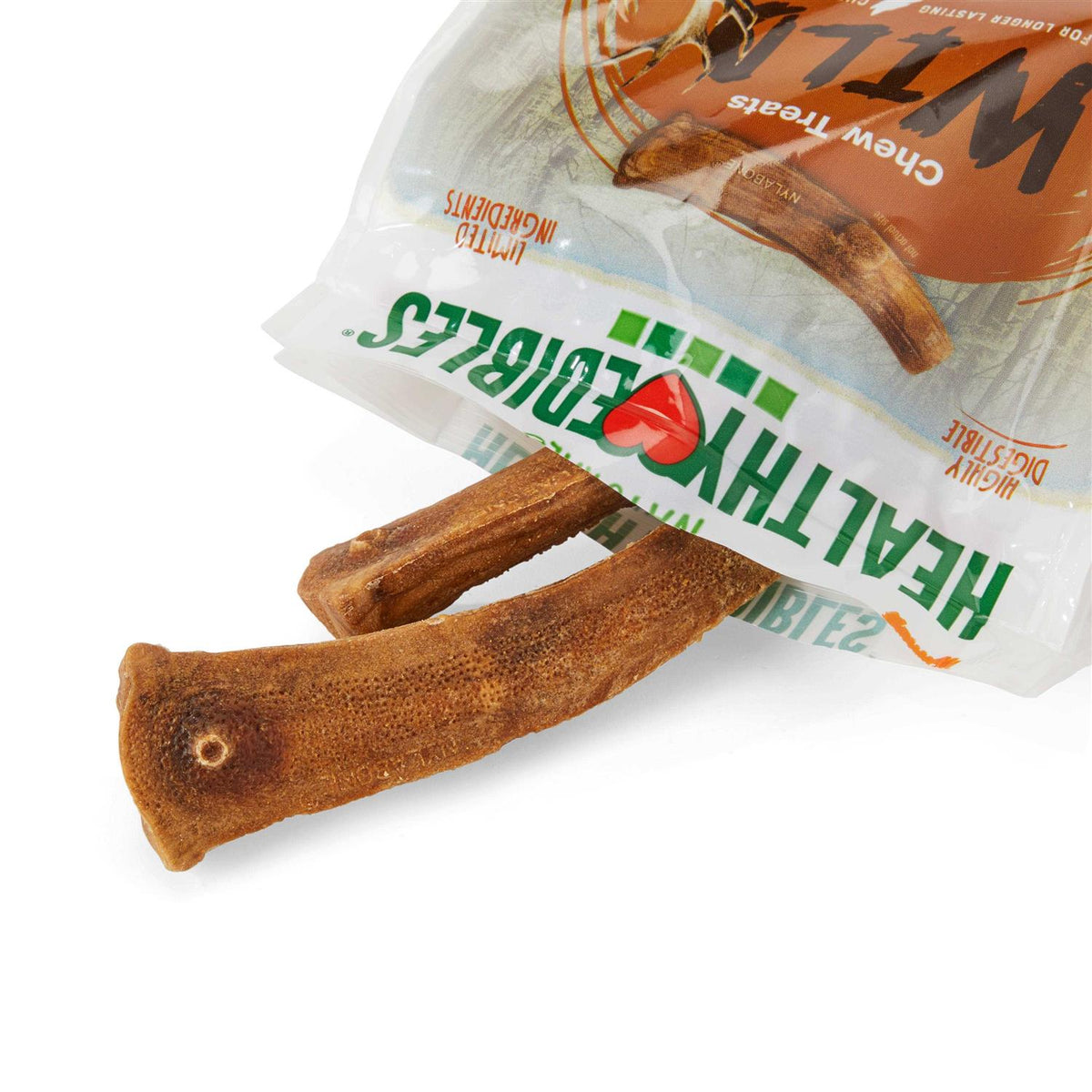 Healthy Edibles Wild Antler Chews Venison C623464