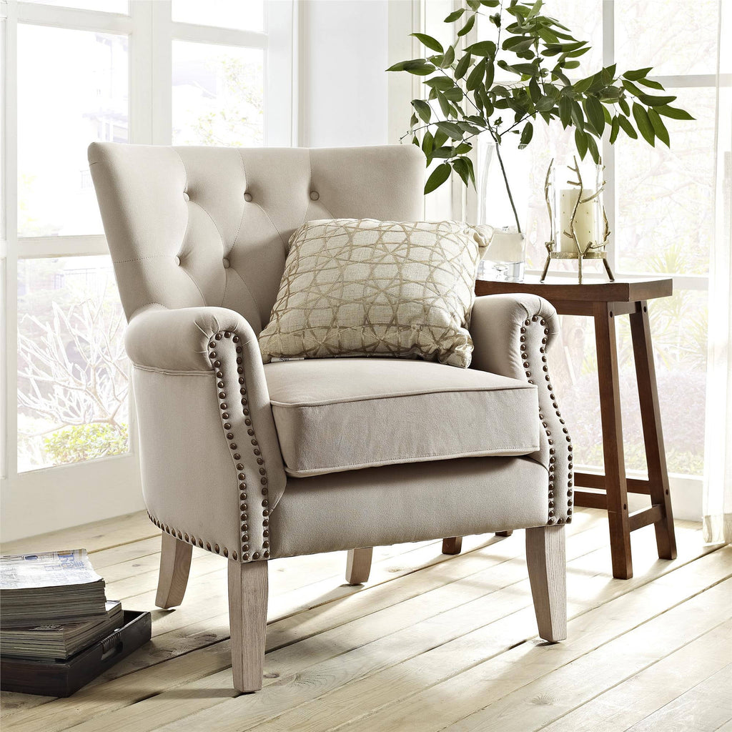 Beige Accent Chair U12401