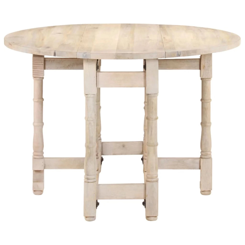 Round Solid Mango Wood Dining Table V39576