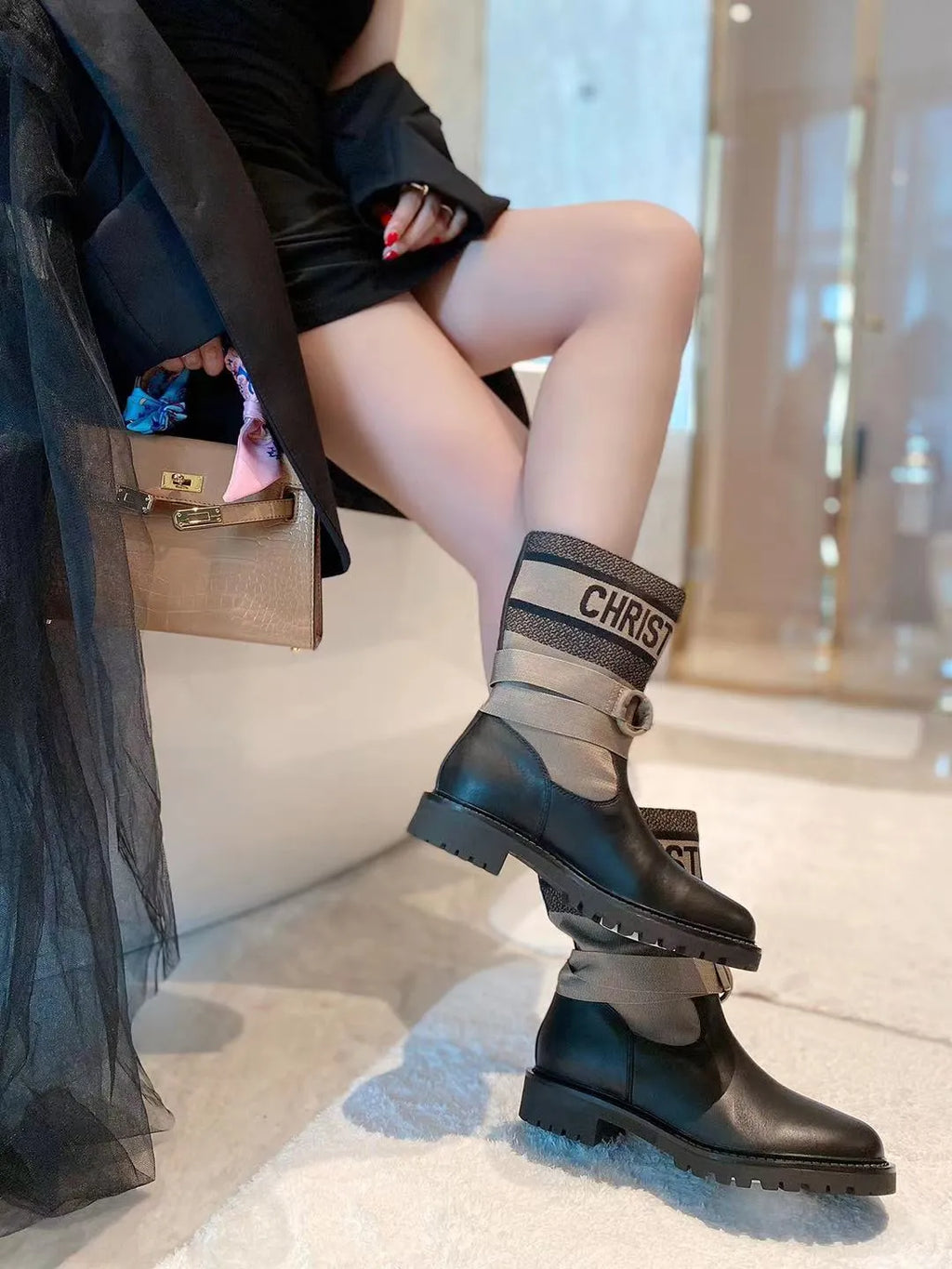 Women Short Boots 3cm Heels V2891