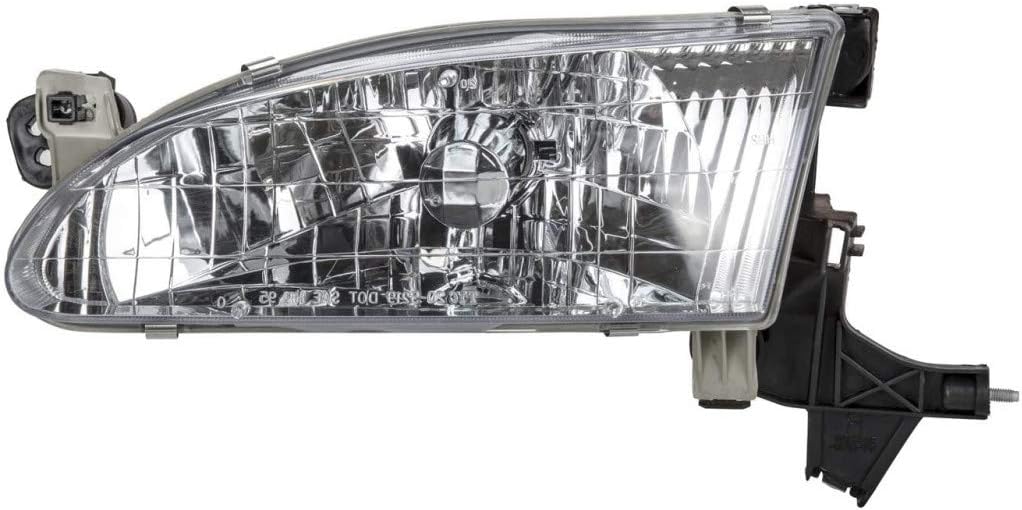 Toyota Corolla Headlight Assembly 1998 1999 2000 Driver Side with Bulbs D208499
