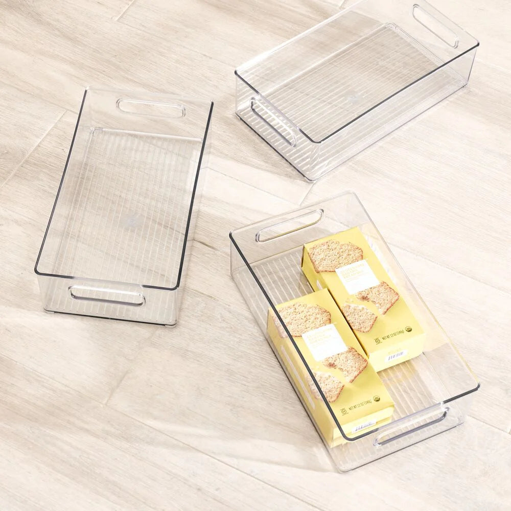 Clear 3 Pack Storage Bins J1907