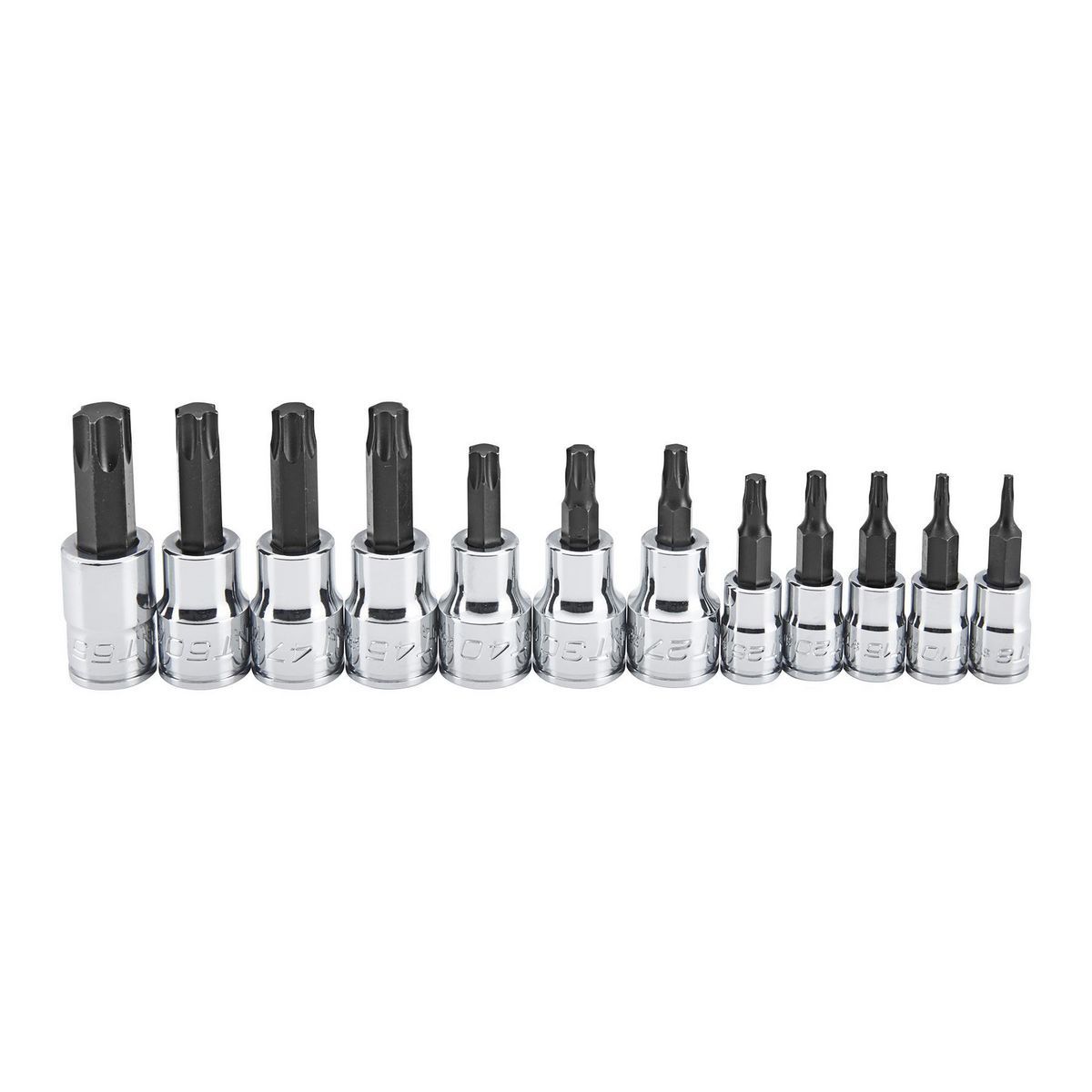 1/4 in. 3/8 in. Drive TORX Bit Socket Set, 12-Piece P2717
