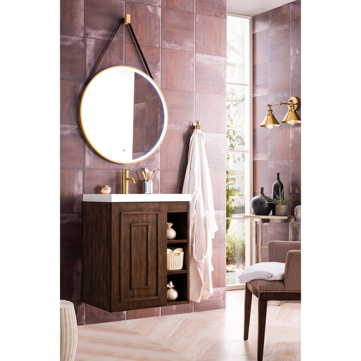 24 inch Single Vanity Cabinet with Countertop T302