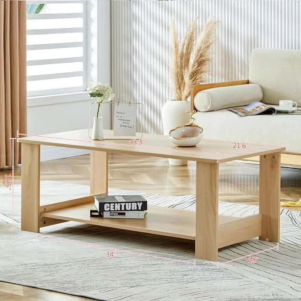 43.3 inch Rectangular MDF Coffee Table R306