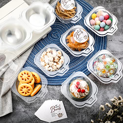 100 Pcs Hot Cocoa Bomb Packaging Box and Sticker Set L747183