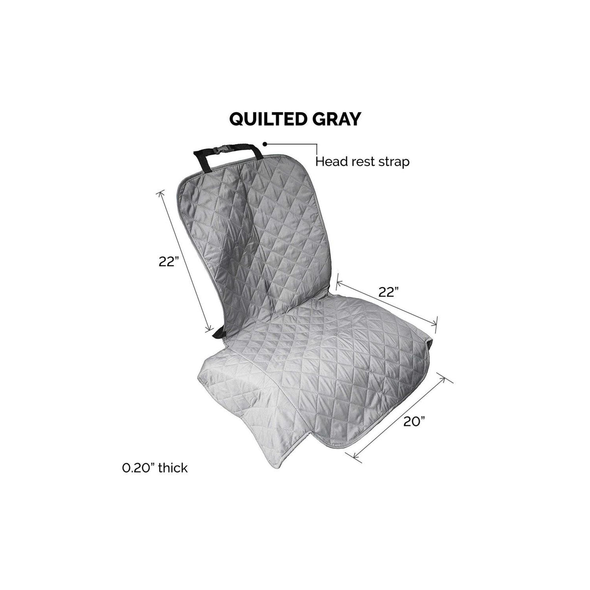 Pet Car Barrier & Seat Protector with Carry Bag M29998