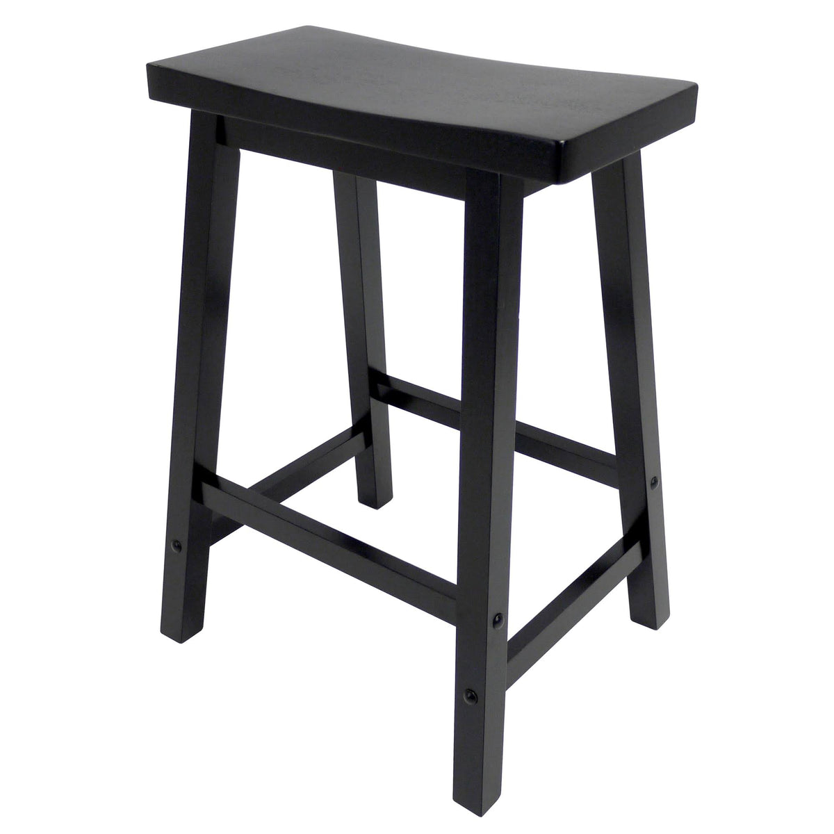 Black Saddle Seat Bar Stool B844