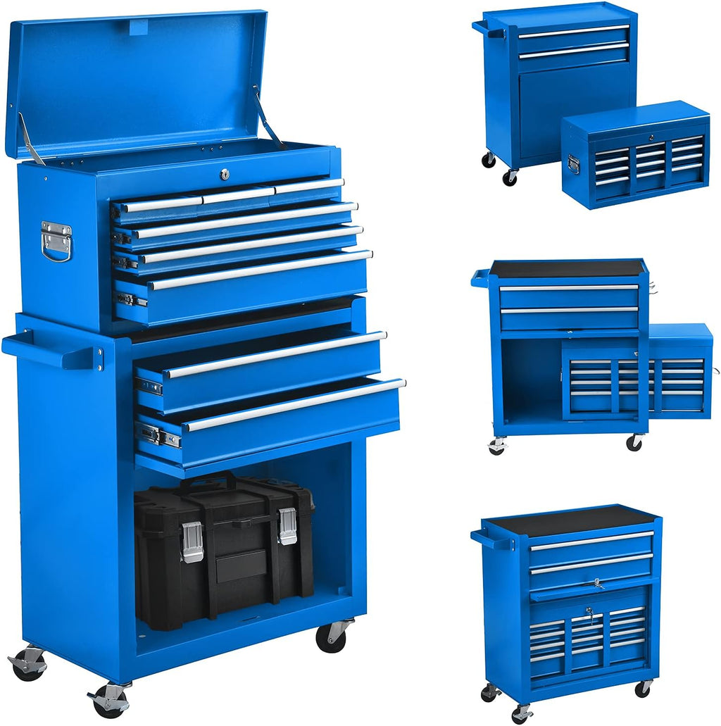 8 Drawer Rolling Tool Chest with Lock L72735