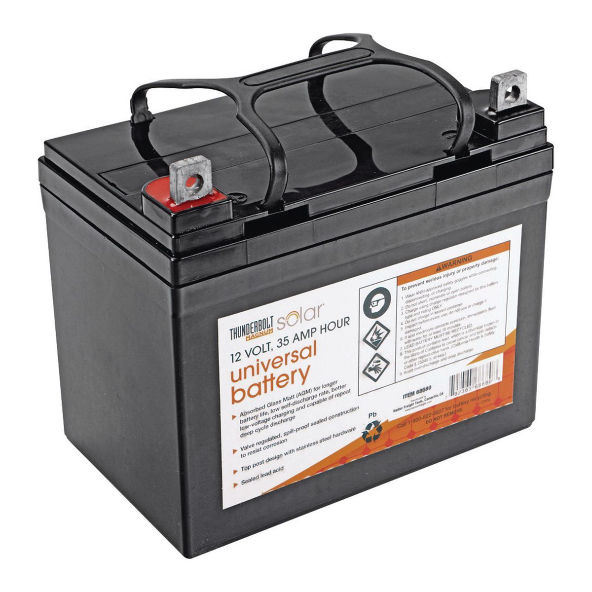 12V 35 Ah Sealed Lead-Acid Battery M3481