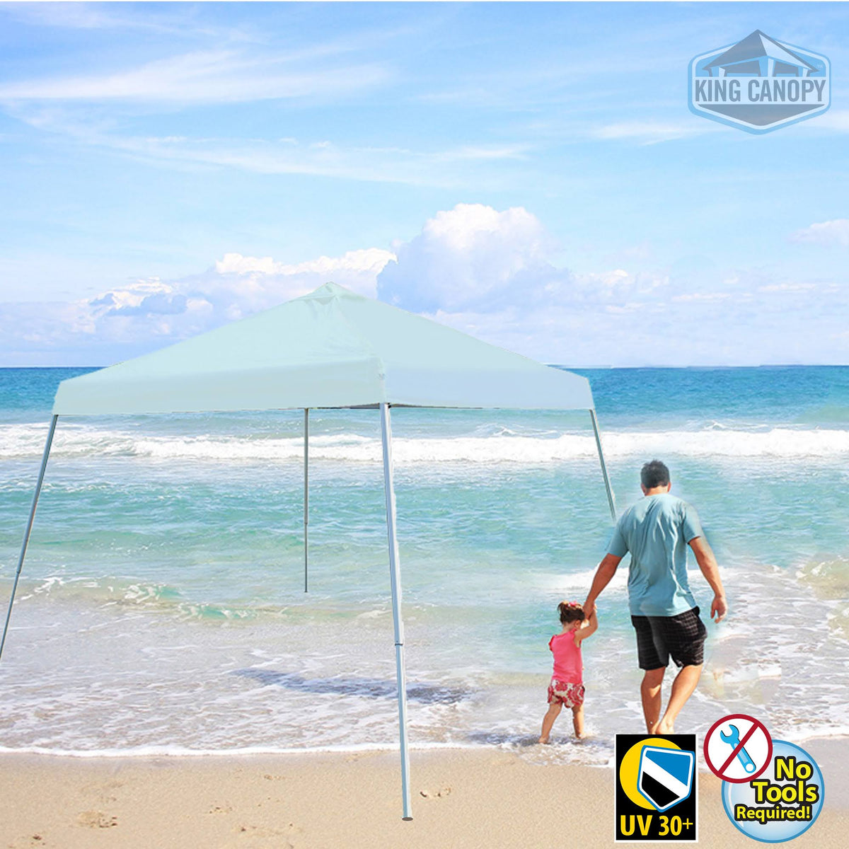10 ft. x 10 ft. White Pop-Up Canopy N14436