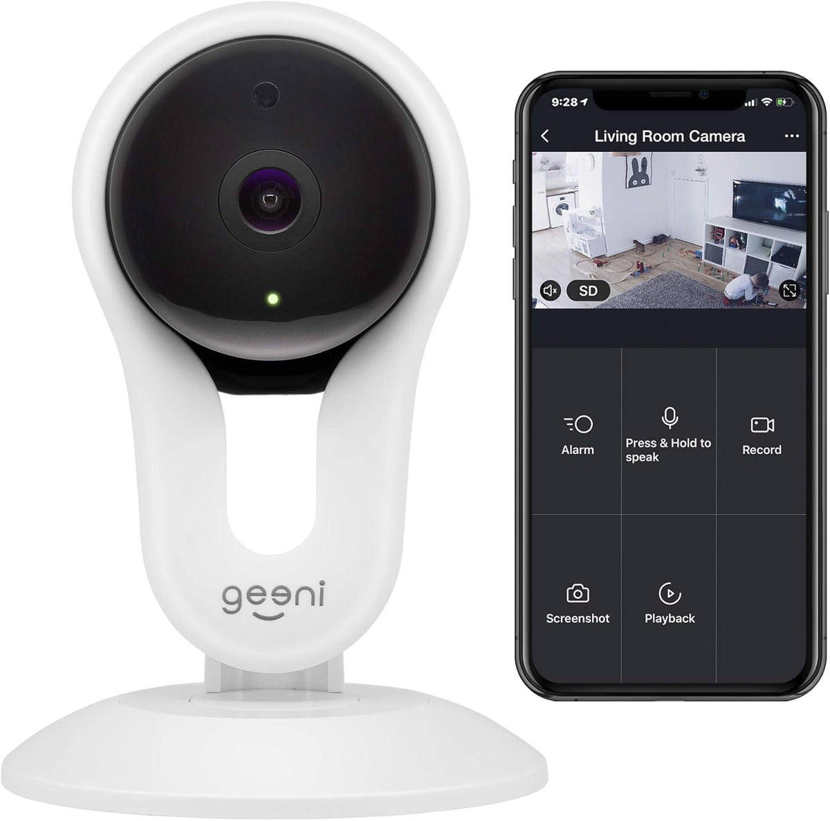 1080p HD Indoor Smart Security Camera Pack of 2 I4602