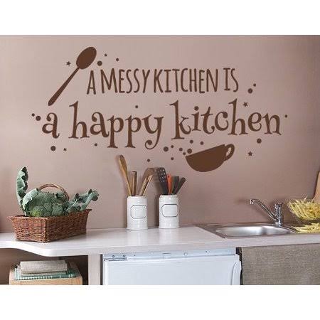 Messy Kitchen Wall Decal T930