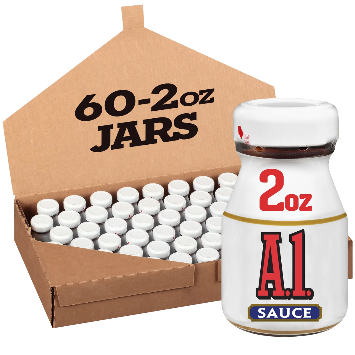 Single Serve Steak Sauce 60 ct 2 oz Jars A143