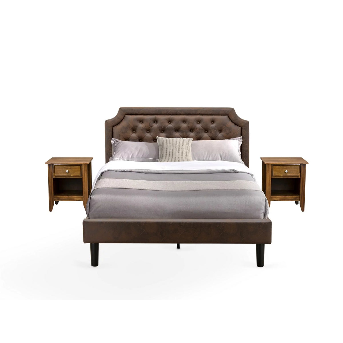 3-Piece Wood Queen Bedroom Set Z214