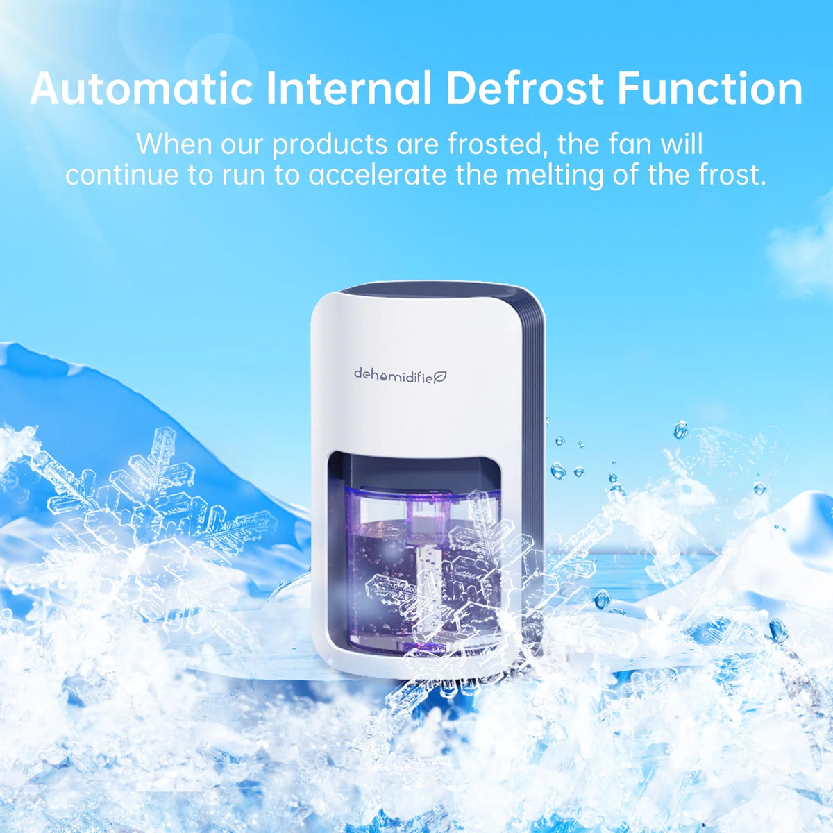1200ml Ultra Quiet Dehumidifier with Automatic Defrosting U281755
