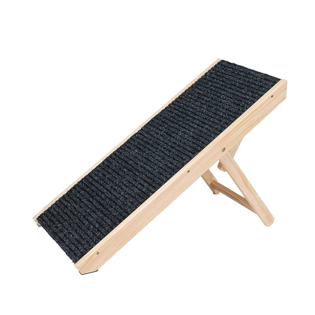 19 Tall Adjustable Wooden Folding Portable Pet Ramp X254