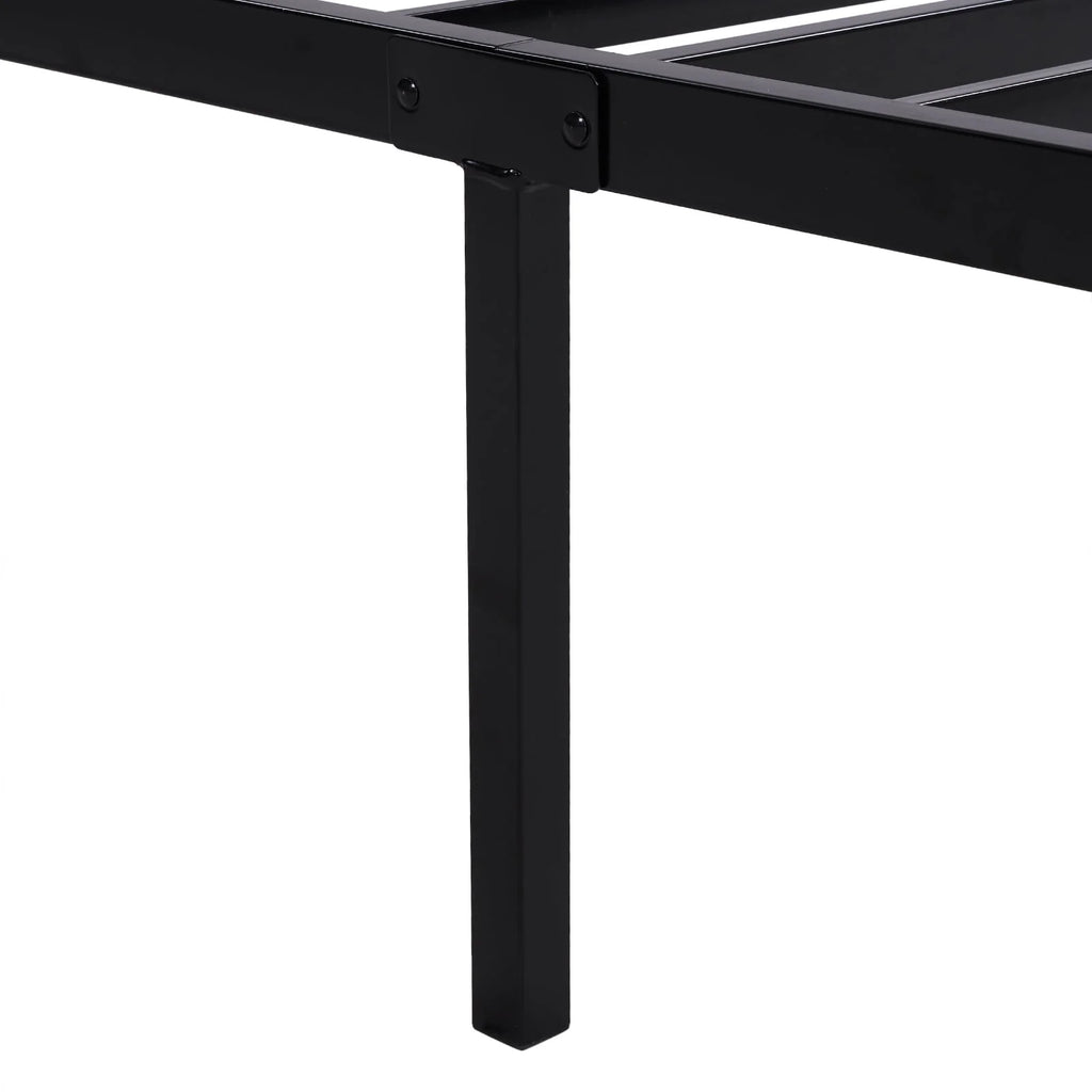 Twin Size Black Metal Platform Bed S91977
