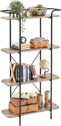 4 Tier Rustic Wood Bookshelf F86822