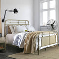 Ivory King Metal Panel Bed G65800