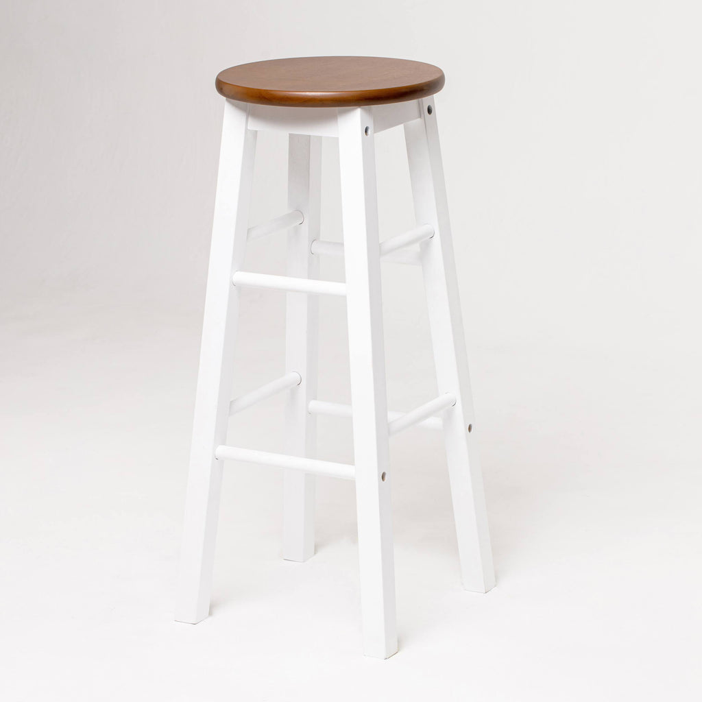 Bar Stool with Round Acacia Seat U559697