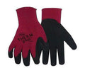 String Knit Work Gloves Gray/Maroon S I906